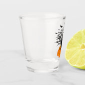 Halloween Pumpkin Jack o’ Lantern Totenbaum Schnapsglas (Links)