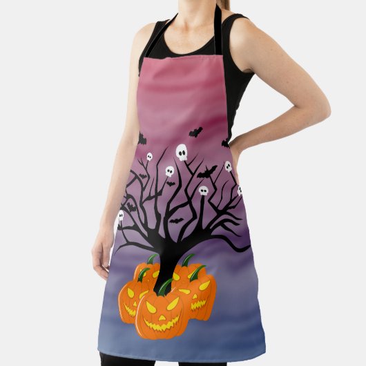 Halloween Pumpkin Jack o’ Lantern Totenbaum Schürze (InSitu)