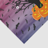 Halloween Pumpkin Jack o’ Lantern Totenbaum Seidenpapier (Ausschnitt)