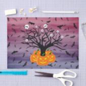 Halloween Pumpkin Jack o’ Lantern Totenbaum Seidenpapier (Handwerk)