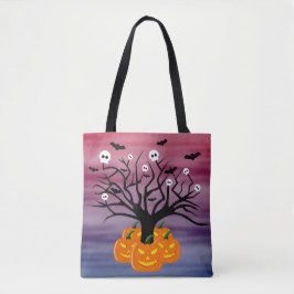 Halloween Pumpkin Jack o’ Lantern Totenbaum Tasche