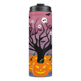 Halloween Pumpkin Jack o’ Lantern Totenbaum Thermosbecher