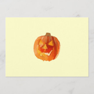 Halloween Pumpkin Karte