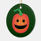 Halloween Pumpkin Keramikornament (Links)