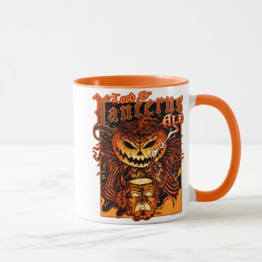 Halloween Pumpkin King (Lord O Lanterns) Tasse (Rechts)