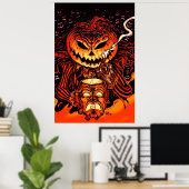 Halloween Pumpkin King Poster (Heimbüro)