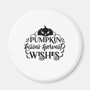 Halloween Pumpkin Kisses Harvest wünscht Geburtsta Magnet
