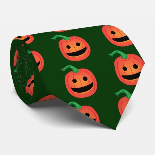 Halloween Pumpkin Krawatte (Gerollt)