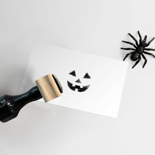 Halloween Pumpkin Kürbislaterne Smiley Face Gummistempel