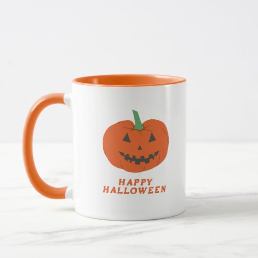 Halloween Pumpkin Kürbislaterne Tasse (Links)