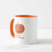 Halloween Pumpkin Kürbislaterne Tasse (Vorderseite Links)