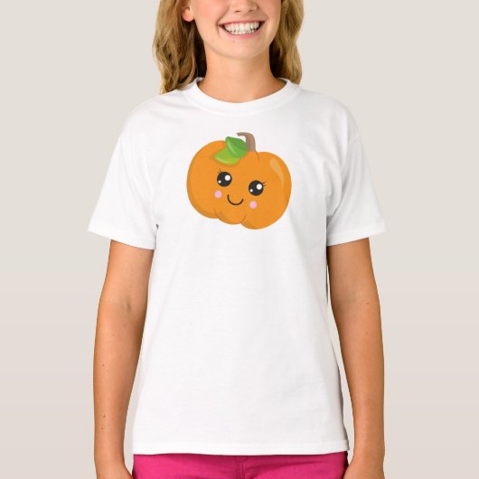 Halloween Pumpkin, lächelnd Kürbis, Trick oder Tre T-Shirt (Vorderseite)