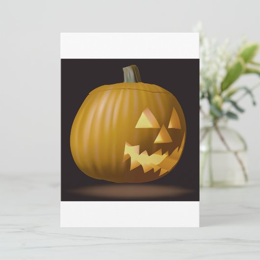 Halloween Pumpkin Lantern Einladungen