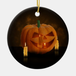 Halloween Pumpkin Lantern mit Kerzen Keramikornament