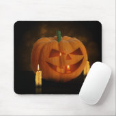 Halloween Pumpkin Lantern mit Kerzen Mousepad (Mit Mouse)