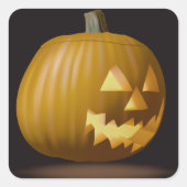 Halloween Pumpkin Lantern Stickers (Vorderseite)