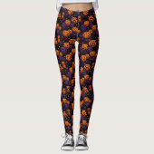 Halloween Pumpkin Leggings (Vorderseite)