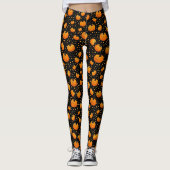 Halloween Pumpkin Leggings (Vorderseite)