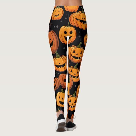 Halloween Pumpkin Leggings (Rückseite)