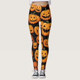 Halloween Pumpkin Leggings