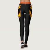 Halloween Pumpkin Leggings Frauenyoga Pants (Rückseite)
