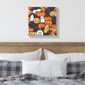 Halloween Pumpkin Leinwanddruck (Insitu (Schlafzimmer))