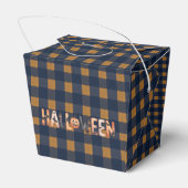 Halloween Pumpkin Lettering Geschenkschachtel (Rückseite)