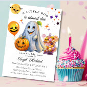 Halloween Pumpkin Little Boo Baby Dusche Einladung