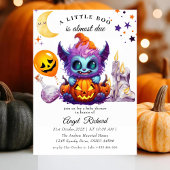 Halloween Pumpkin Little Boo Baby Dusche Einladung
