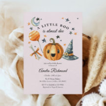Halloween Pumpkin Little Boo Baby Dusche