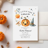 Halloween Pumpkin Little Boo Baby Dusche Einladung