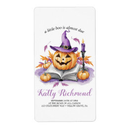 Halloween Pumpkin Little Boo Babydusche