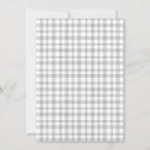 Halloween Pumpkin Little Boo Foto Einladung (Rückseite)