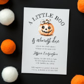 Halloween Pumpkin Little Boo Niedlich Baby Dusche Einladung