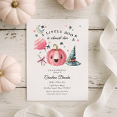 Halloween Pumpkin Little Boo Pink Babydusche Einladung