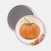 Halloween Pumpkin Magnet (Vorderseite/Rückseite)