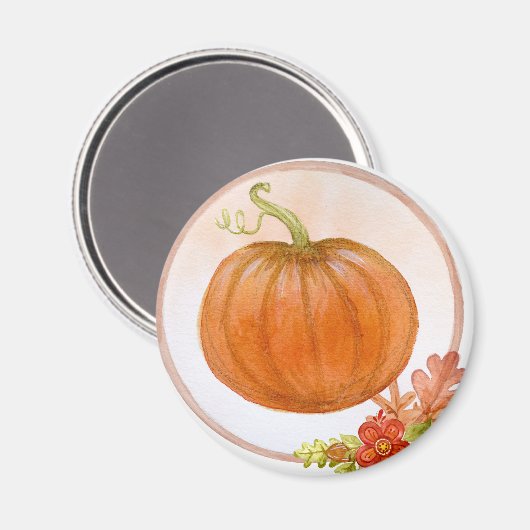 Halloween Pumpkin Magnet (Vorderseite/Rückseite)