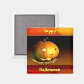 Halloween Pumpkin Magnet (Vorderseite/Rückseite)