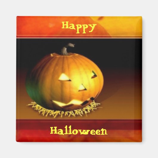 Halloween Pumpkin Magnet (Vorne)