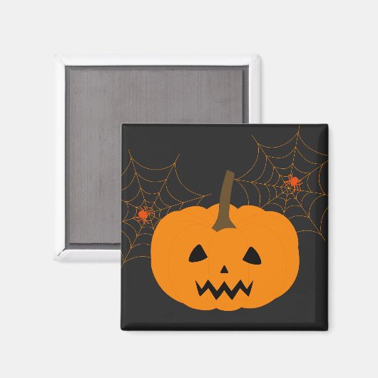Halloween Pumpkin Magnet (Vorderseite/Rückseite)