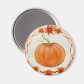 Halloween Pumpkin Magnet (Vorderseite/Rückseite)