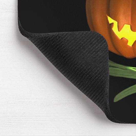 Halloween Pumpkin mit Reben Mousepad (Ecke)