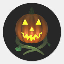 Halloween Pumpkin mit Reben