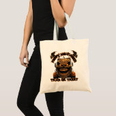 Halloween Pumpkin Monster Truck Spooky Spuk Nig Tragetasche (Vorderseite (Produkt))