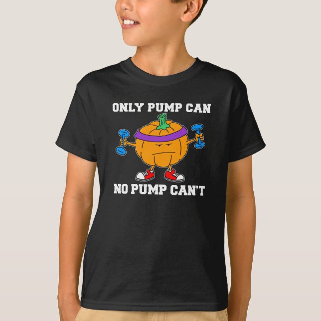 Halloween Pumpkin Motivation Puff T-Shirt (Vorderseite)