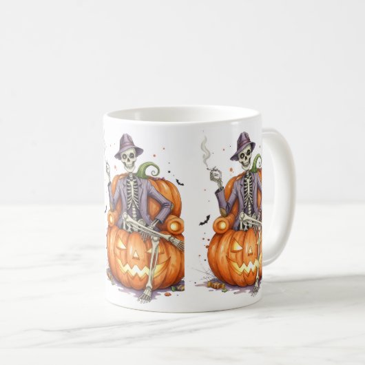 Halloween Pumpkin Mug Kaffeetasse (VorderseiteRechts)