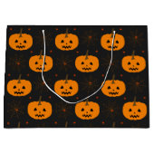 Halloween Pumpkin Muster große Geschenktasche Große Geschenktüte (Vorderseite)
