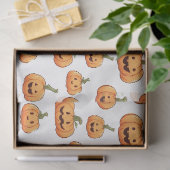 Halloween Pumpkin Nahtloses Muster Seidenpapier (Geschenk)