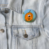 Halloween Pumpkin Niedlich Lächeln freundlich Button (Beispiel)