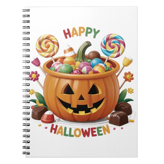 Halloween Pumpkin Notizblock (Vorderseite)